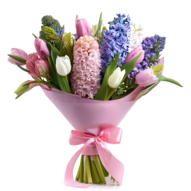 Pastel Tulips Bouquet