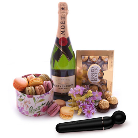 Moet and Satisfyer Wand Vibrator Bundle